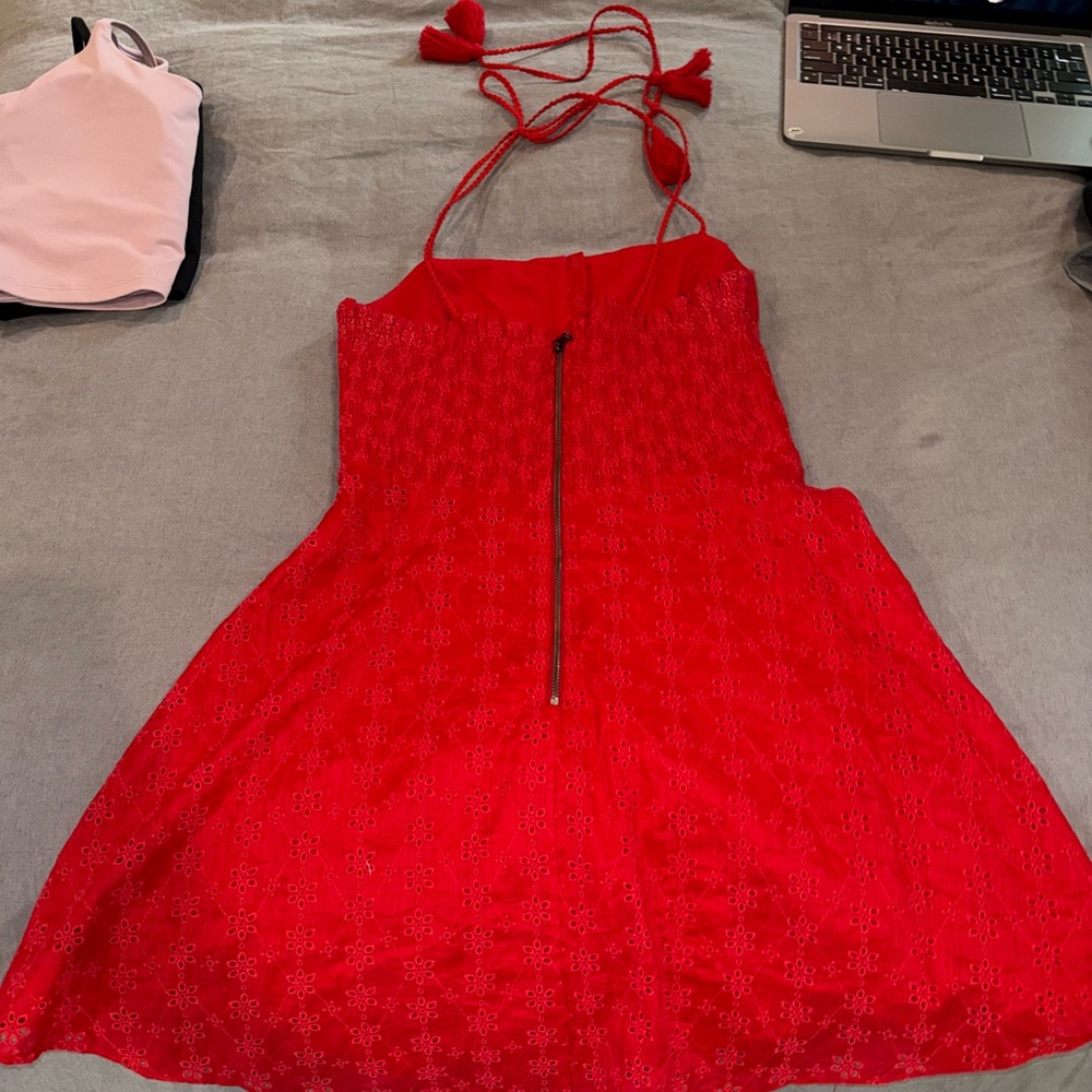 Alice + Olivia Ruby Spaghetti Strap Mini Sundress - image 3